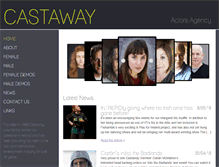 Tablet Screenshot of castawayactors.com